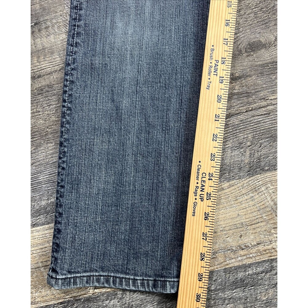 Chicos Platinum Jeans Women 1.5 Regular Blue Denim Quartz Mid Rise Stretch - Picture 9 of 10